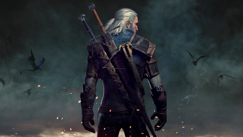 The Witcher 3: Wild Hunt, un artwork ufficiale di Geralt