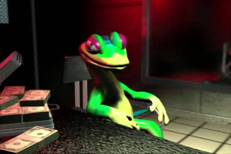 Gex con un'espressione particolarmente sensuale