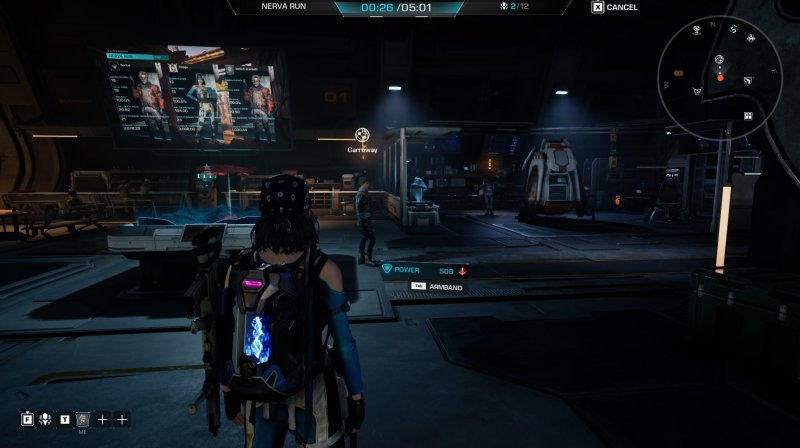 Sì, anche Synced ha un hub di gioco, anche se non si possono incontrare altri giocatori al suo interno Sì, anche Synced ha un hub di gioco, anche se non si possono incontrare altri giocatori al suo interno