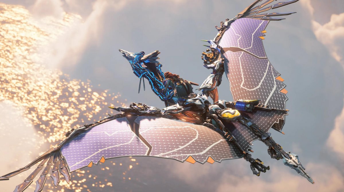 Horizon Forbidden West Burning Shores, il trailer svela Waterwing, cav …
