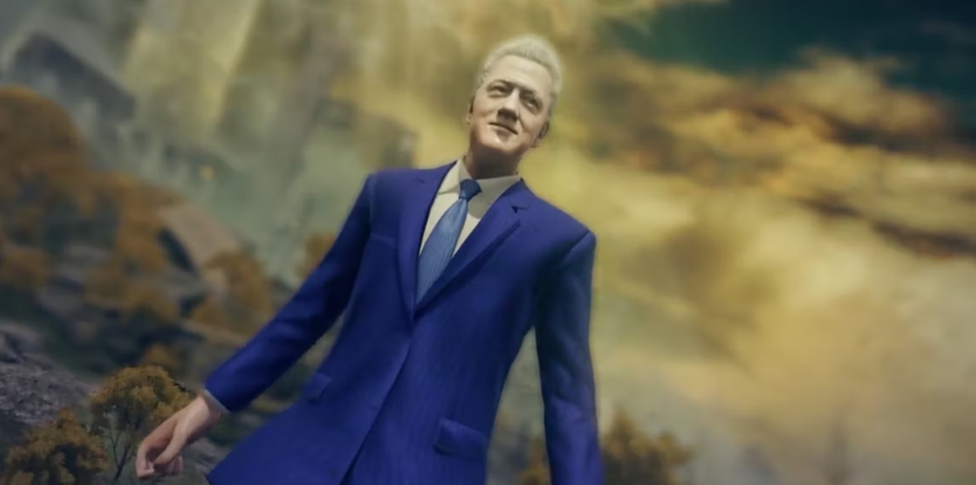 Elden Ring: arriva la mod su Bill Clinton, subito meme dopo i The Game Awards 2022