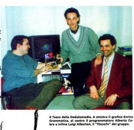 Un'immagine di Dedalomedia all'epoca di Evocation