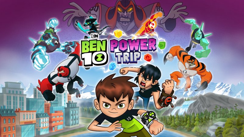 Ben 10: Power Trip, l'artwork ufficiale Ben 10: Power Trip, l'artwork ufficiale