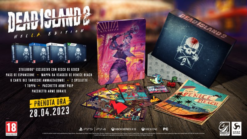Nelle carte dei tarocchi inclusi nella HELL-A Edition di Dead Island 2 possiamo vedere una piccola anticipazione degli altri personaggi che saranno giocabili al lancio Nelle carte dei tarocchi inclusi nella HELL-A Edition di Dead Island 2 possiamo vedere una piccola anticipazione degli altri personaggi che saranno giocabili al lancio