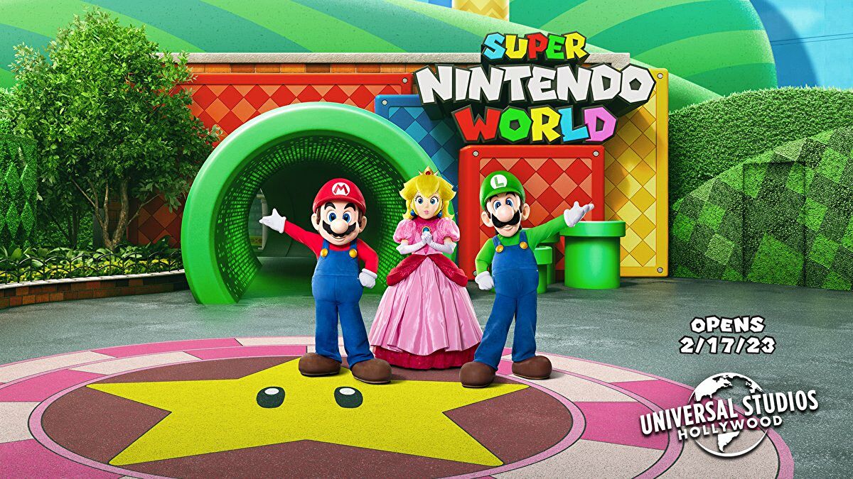 Super Nintendo World, data di apertura per il parco negli Universal Studios di Hollywood