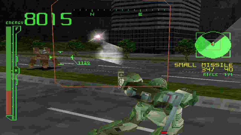 Sin dal primissimo Armored Core era possibile modificare le singole parti mobili del mech: braccia, gambe, torso, erano già molti i 'pezzi' sbloccabili