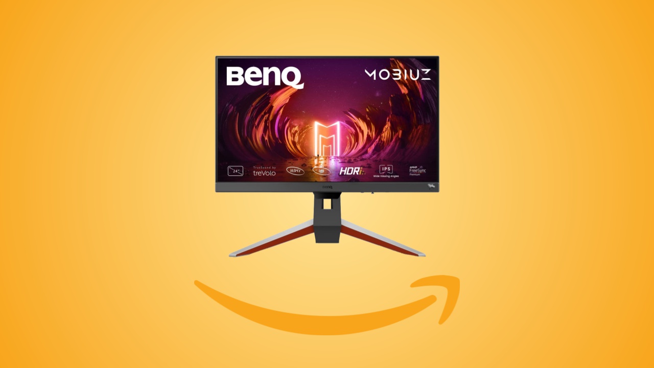 Offerte Amazon: monitor BenQ MOBIUZ EX240 da 24 pollici a 1080p e 165 Hz al prezzo minimo storico