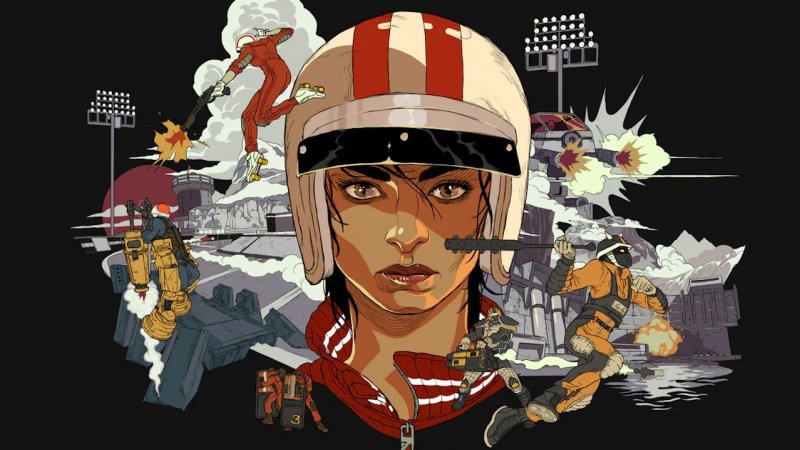 Rollerdrome: la copertina sembra la locandina di un film