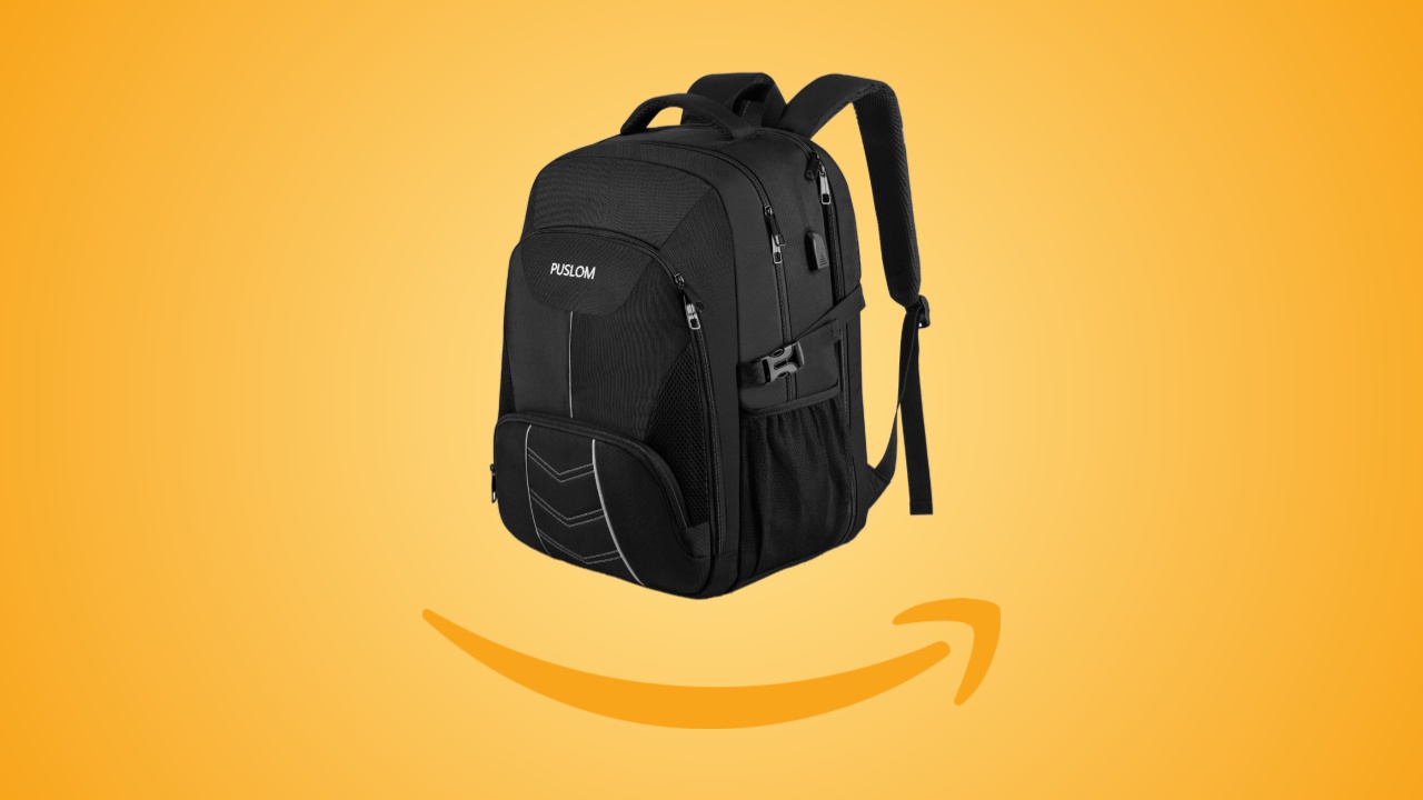 Offerte Amazon: zaino per laptop capiente (55 litri) in sconto al prezzo minimo storico