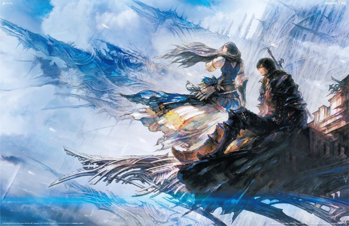 Final Fantasy 16: l’artwork di buon 2023 senza scritte e date, perfetto