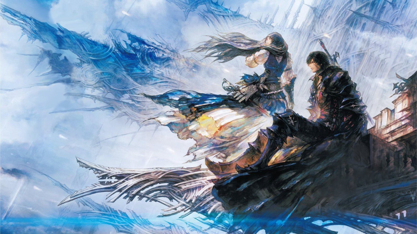 Final Fantasy 16: l'artwork di buon 2023 senza scritte e date, perfetto da usare come sfondo