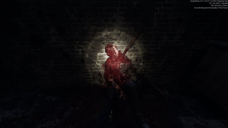 Il y a beaucoup de sang dans Death Relives