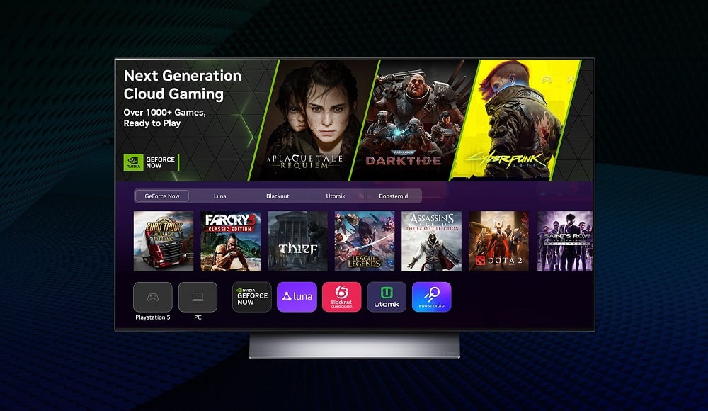 LG presenta nuove funzioni di game streaming sulle sue Smart TV al CES 2023