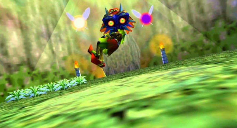 Il pittoresco Skull Kid controllato da Majora