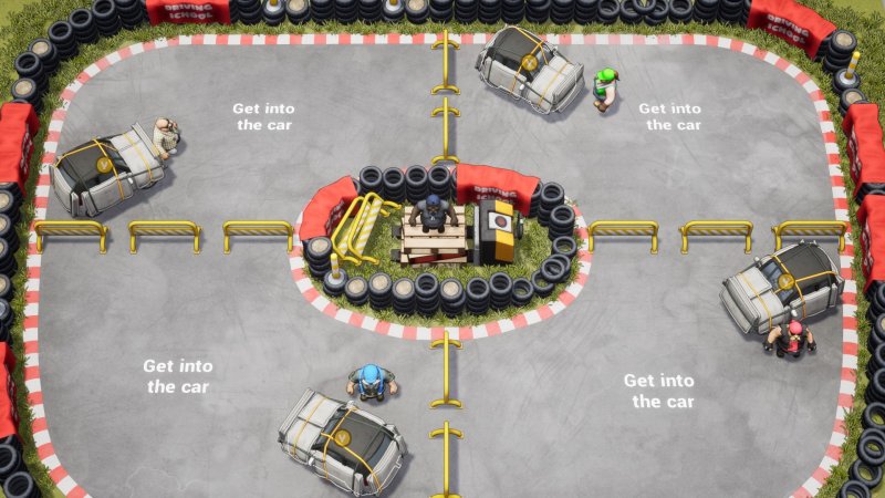 The Mechanic Heroes tutorial also teaches you how to drive the car.