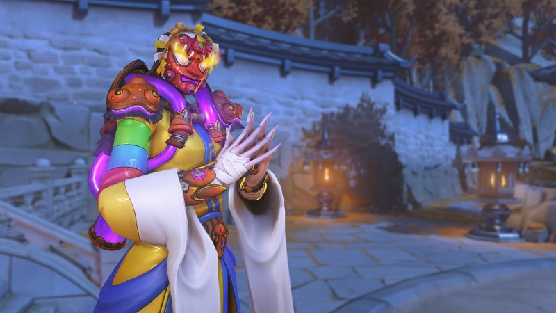 Moira con la sua skin a tema capodanno cinese Moira con la sua skin a tema capodanno cinese
