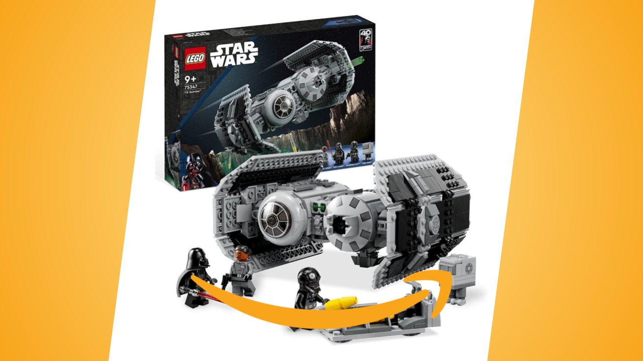 Offerte Amazon: Set LEGO Star Wars TIE Bomber con quattro minifigure al prezzo minimo storico