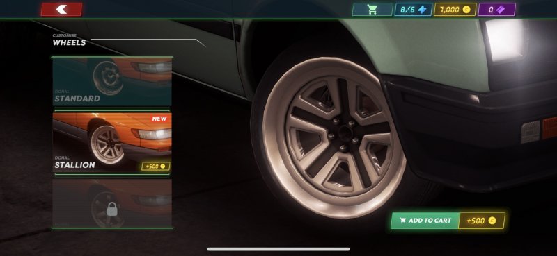 Static Shift Racing include diverse personalizzazioni estetiche molto carine