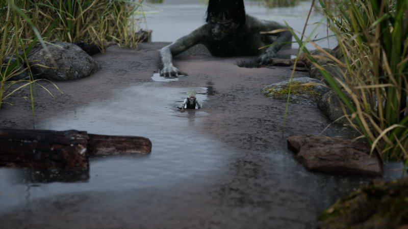 Uno dei momenti più intensi della fuga da Näcken, uno dei boss di Bramble: The Mountain King