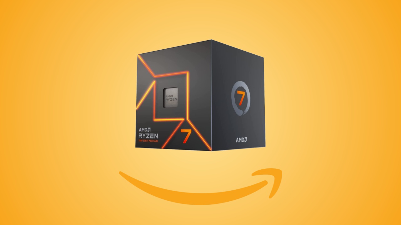 Offerte Amazon: CPU AMD Ryzen 7700 in sconto al prezzo minimo storico