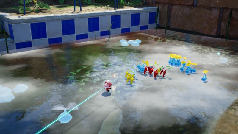 Pikmin 4: i pikmin di ghiaccio possono gelare perfino l'acqua