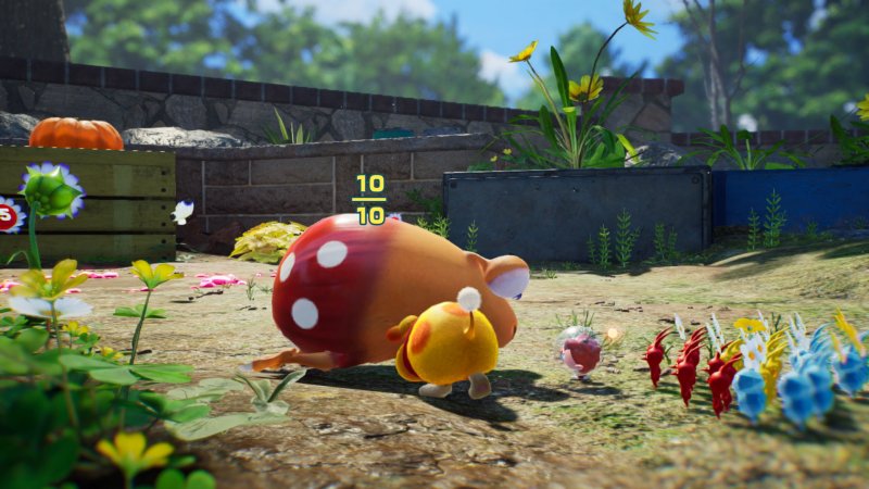 Pikmin 4, une image du jeu en action