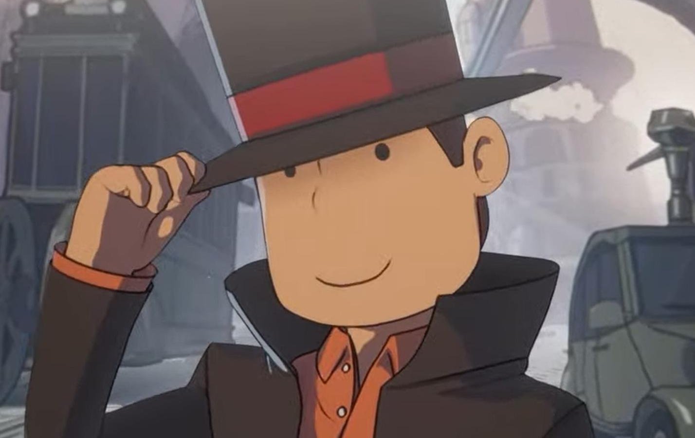Professor Layton in 'Professor Layton e il Nuovo Mondo a Vapore'