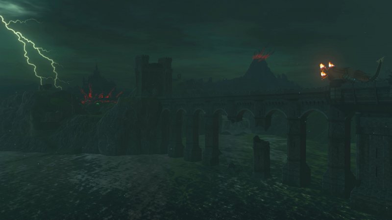 The Legend of Zelda: Tears of the Kingdom: il ritorno del drago Gleeok, sulla destra