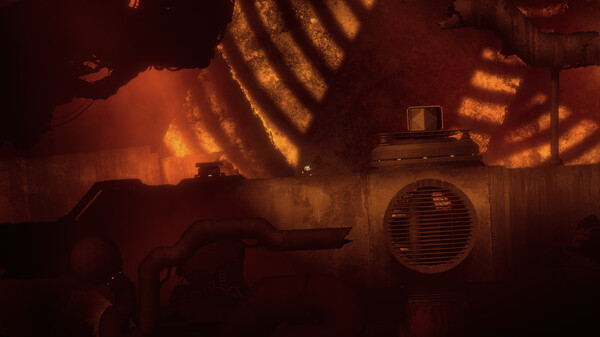 Il minuscolo protagonista di Bionic Bay è quasi invisibile negli immensi scenari industriali che si trova a percorrere Il minuscolo protagonista di Bionic Bay è quasi invisibile negli immensi scenari industriali che si trova a percorrere