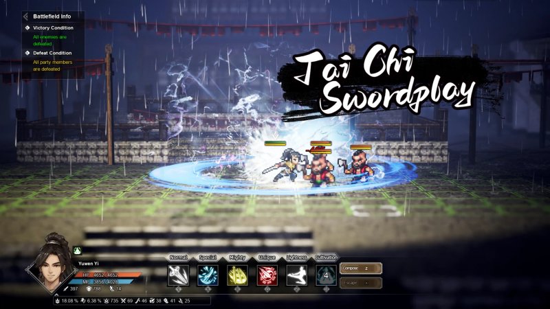 Le animazioni nei combattimenti di Wandering Sword sono davvero curate