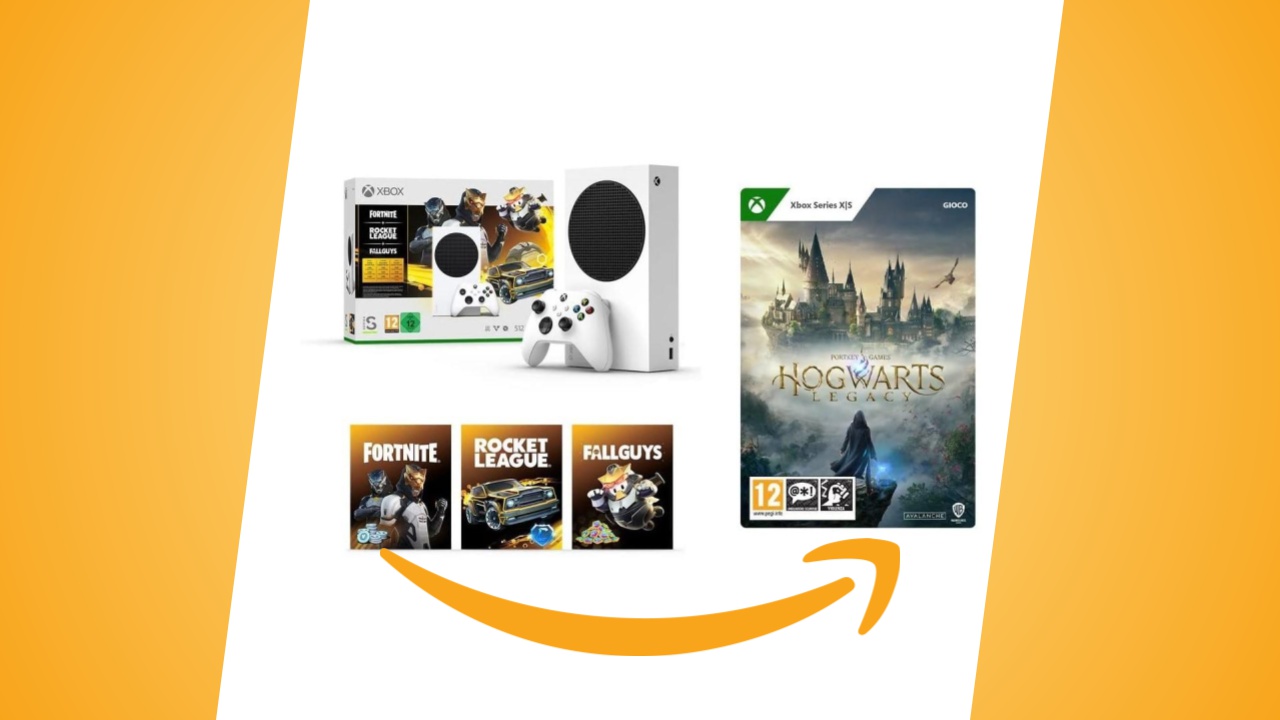 Offerte Amazon: Xbox Series S + Hogwarts Legacy in sconto, con anche contenuti aggiuntivi in regalo