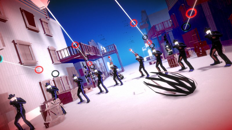 Pistol Whip : le jeu comprend plus de trente niveaux.