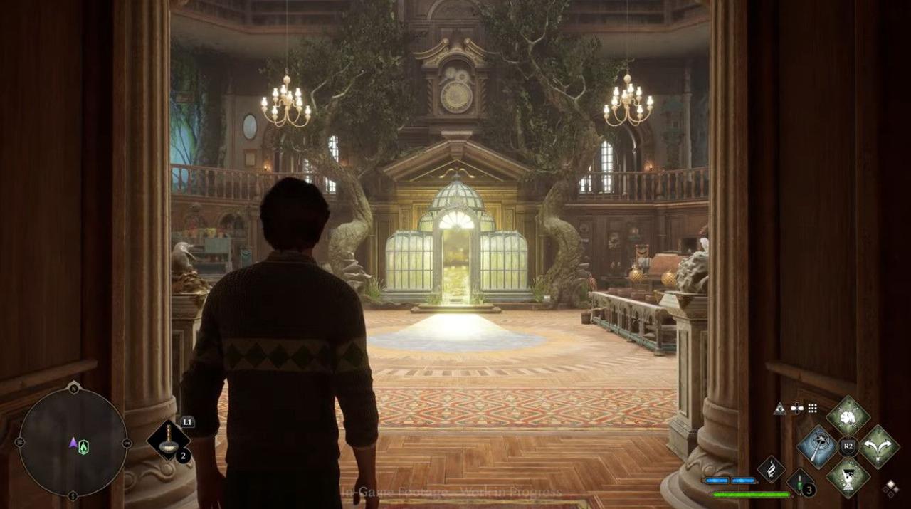 Hogwarts Legacy, un video di gameplay mostra la Stanza delle Necessità del game director