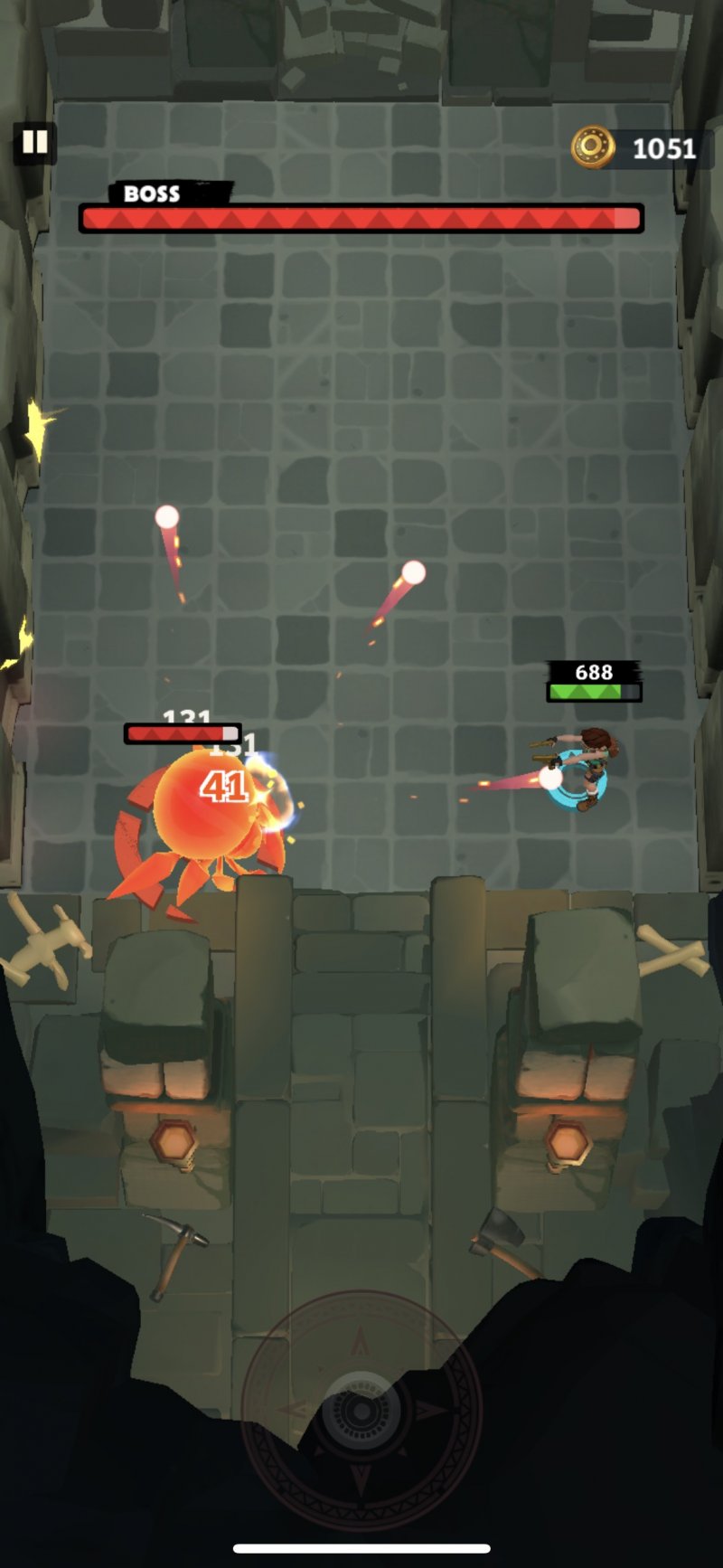 Tomb Raider Reloaded, una sequenza di combattimento Tomb Raider Reloaded, una sequenza di combattimento