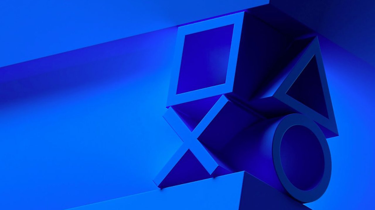 I logo di PlayStation formato da un quadrato, un cerchio, un triangolo e una X