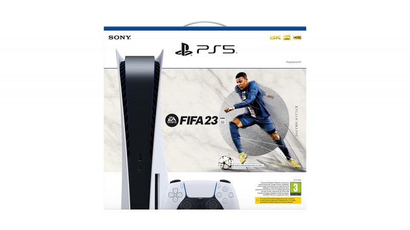 PS5 in bundle con FIFA 23 e un codice FUT