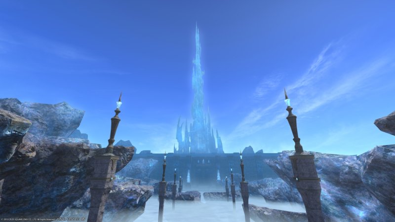 La Tour de Cristal introduite dans Final Fantasy 3 a été reproduite dans le quatorzième chapitre