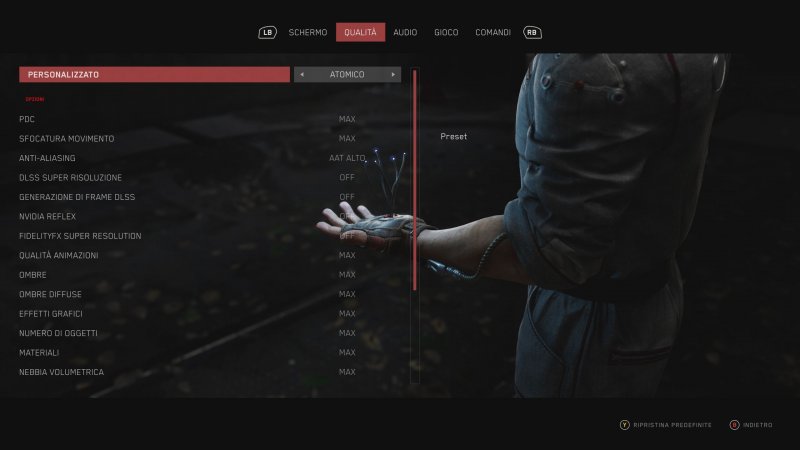 Atomic Heart, le opzioni grafiche su PC