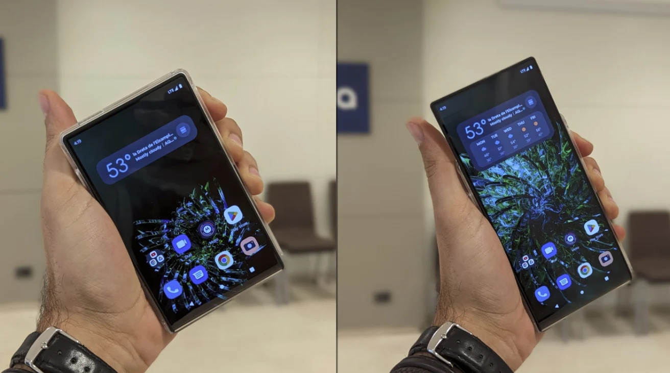 Motorola Rizr: presentato lo smartphone con display arrotolabile allungabile