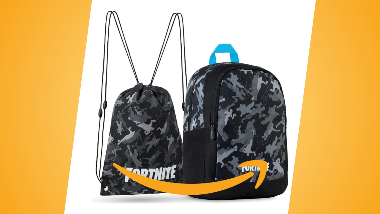 Offerte Amazon: set Fortnite con zaino e sacca in sconto con questo coupon al 50%