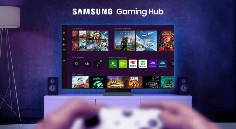 Samsung continúa admitiendo juegos en la nube, lo que facilita disfrutar de Game Pass y NVIDIA GeForce Now con su Gaming Hub