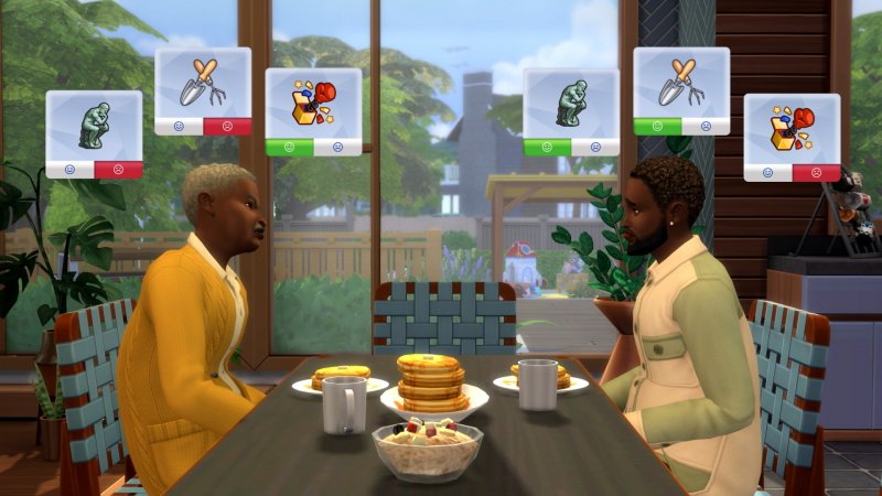 Les préférences des Sims influenceront une grande variété d'actions sociales