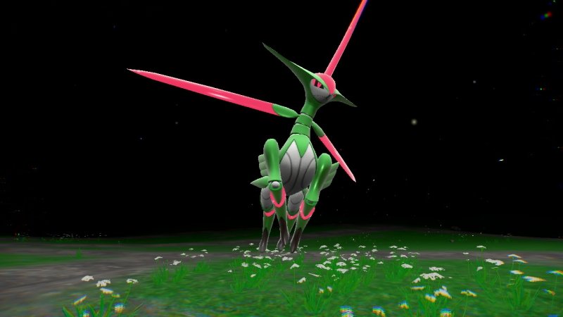 Fogliaferrea è invece disponile nei raid Teracristal di Pokémon Violetto