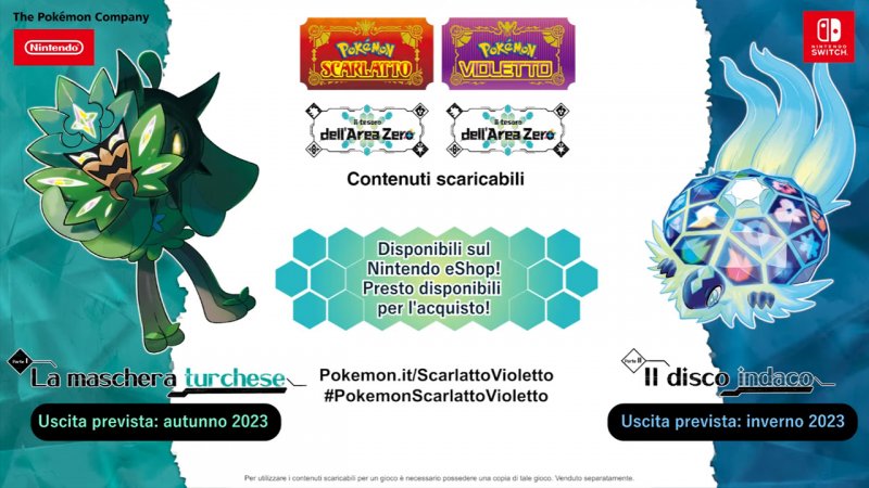 Aperçu de la sortie des deux parties de l'extension Pokémon Écarlate et Violette, Le Trésor de la Zone Zéro.