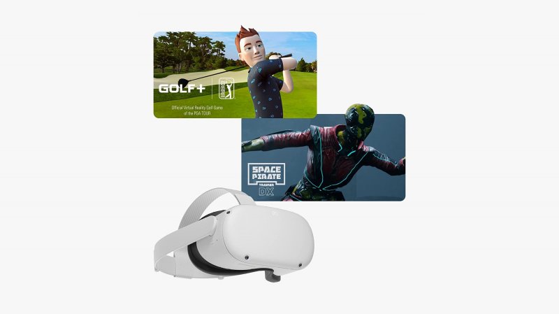 Meta Quest 2 da 256 GB, con incluso Golf+ e Space Pirate Trainer DX