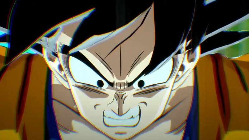 Dragon Ball Z : Budokai Tenkaichi, Goku serre beaucoup de choses dans la bande-annonce