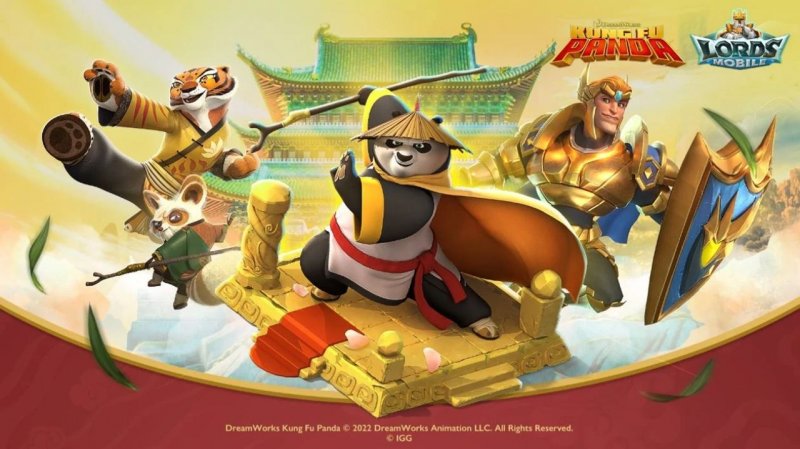 Lords Mobile, un artwork ufficiale per la collaborazione con Kung Fu Panda