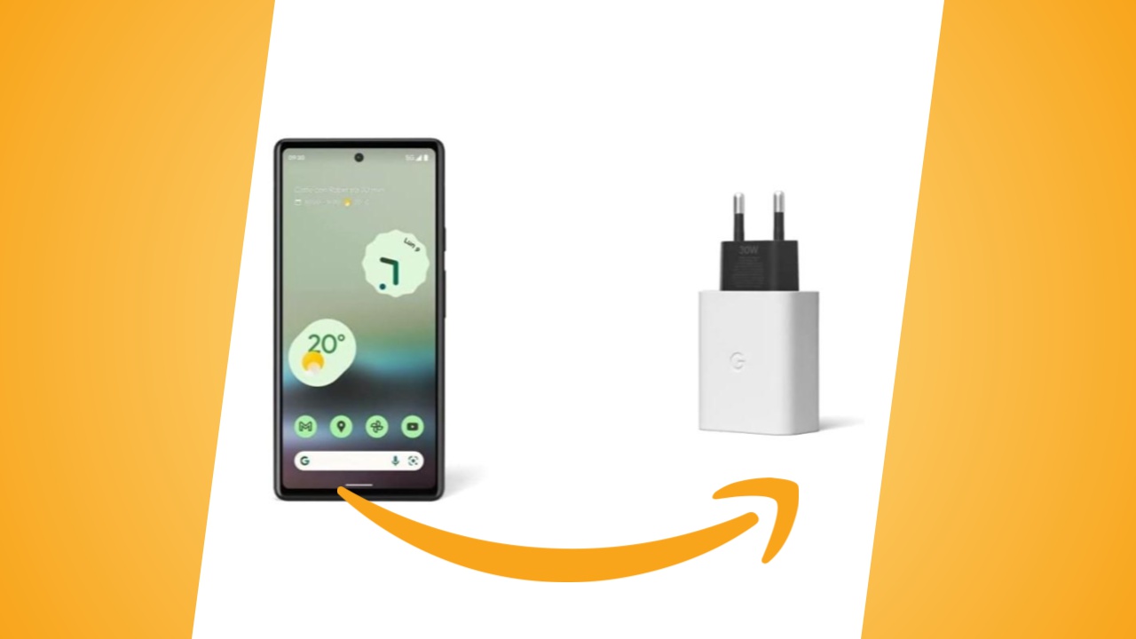 Offerte Amazon: Google Pixel 6a con caricatore in sconto al prezzo minimo storico