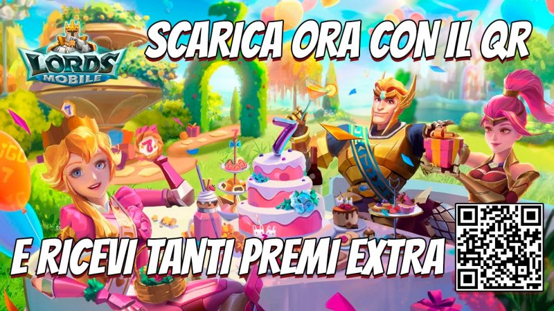 Scansionando il codice avrete accesso a numerosi premi extra