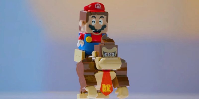 Le versioni LEGO di Mario e Donkey Kong